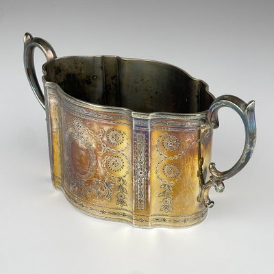 Antique Silver Plated Coffee and Tea Set by Elkington & Co, 1880s