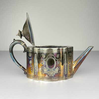 Antique Silver Plated Coffee and Tea Set by Elkington & Co, 1880s