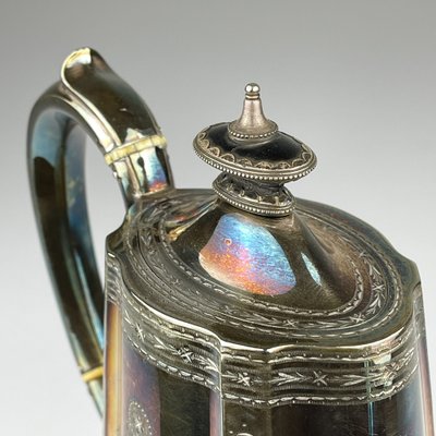 Antique Silver Plated Coffee and Tea Set by Elkington & Co, 1880s