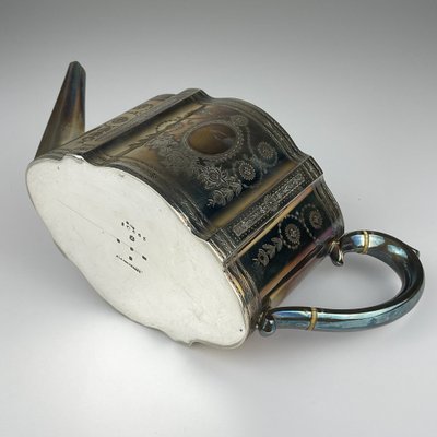 Antique Silver Plated Coffee and Tea Set by Elkington & Co, 1880s