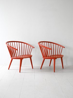 Set of Chairs Eker by Gillis Lundgren for Ikea, 1960s for sale at