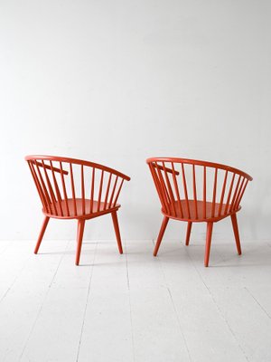 Set of Chairs Eker by Gillis Lundgren for Ikea, 1960s for sale at