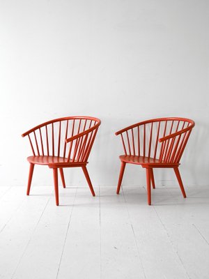 Set of Chairs Eker by Gillis Lundgren for Ikea, 1960s for sale at