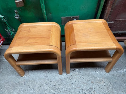 Mid-Century Danish Brutalist Nightstands by Villy Nørgaard, 1984