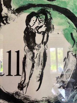 Marc Chagall, 1962, Original Lithograph Paper, Framed for Marc Chagall, 1962, Original Lithograph Paper, Framed for