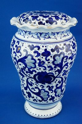 Albarello Ceramic Pharmacy Vase from Cacf, Faenza, Italy, 1960s