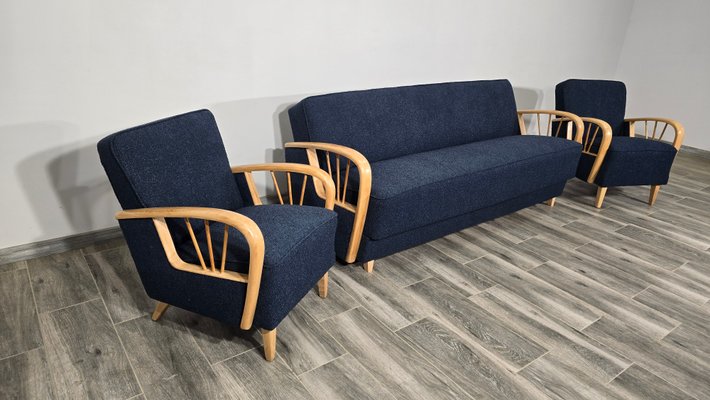 Mid-Century Moderne Wohnzimmergarnitur, 3 bei Pamono kaufen