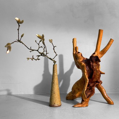 ビンテージ　wood abstract sculpture 右側　盛永省治 J G CASAS VINTAGE WOOD SCULPTURE CARVING MODERNISM ABSTRACT