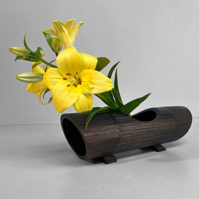 Vintage Bamboo Ikebana Flower Stand, Japan, 1960s for sale at Pamono