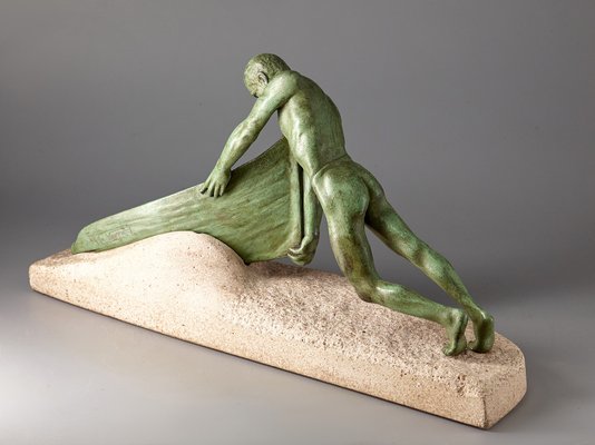 Max Le Verrier, Vers Le Large, 1920s, Sculpture for sale at Pamono