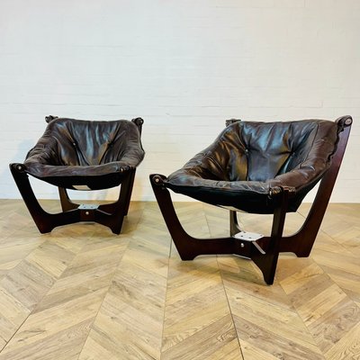 Set of Vintage Luna Sling Chairs by Odd Knutsen, 1990s for