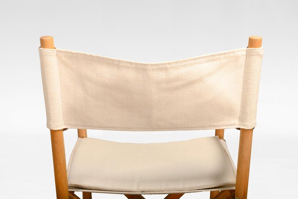 Vintage Folding Safari Chair by Mogens Koch for Rud Rasmussen