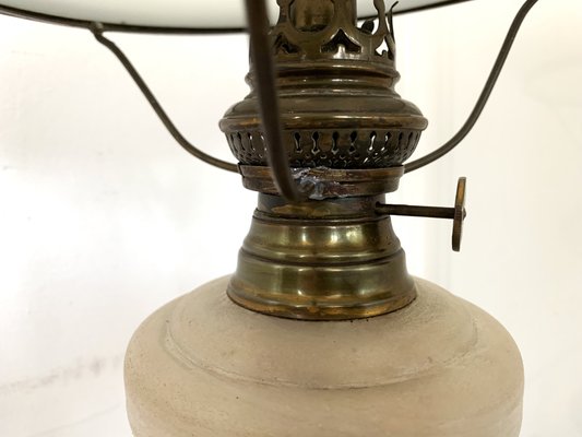 Stone Oil Lamp from Kosmos-Brenner, 19th Century for sale at Pamono