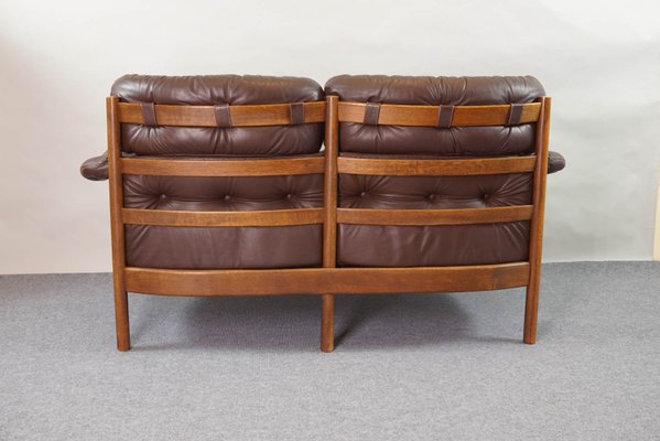 Vintage Tufted Leather Sofa By Arne Norell For Coja At Pamono Vintage Tufted Leather Sofa By Arne Norell For Coja 3