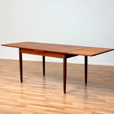 Vintage Danish Rectangular Dining Table in Teak, 1950s