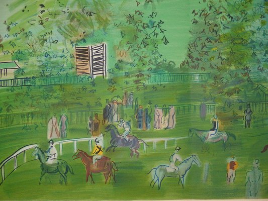 Raoul Dufy, Horses at Ascot Racecourse, Lithograph for sale at Pamono