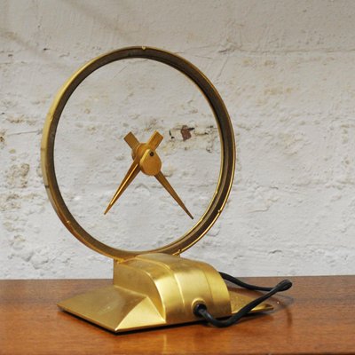 希少 Jefferson Golden Hour Mystery Clock Golden Hour Mystery Clockfrom Jefferson, 1956 for sale at Pamono