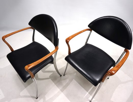 Coro Dining Chairs by Luigi Origlia, 1980s, Set of 4 for sale at