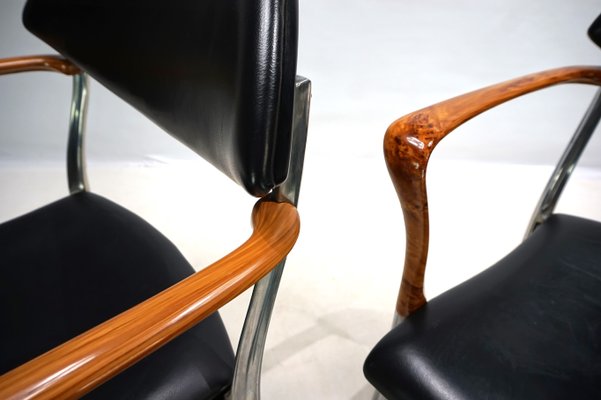 Coro Dining Chairs by Luigi Origlia, 1980s, Set of 4 for sale at