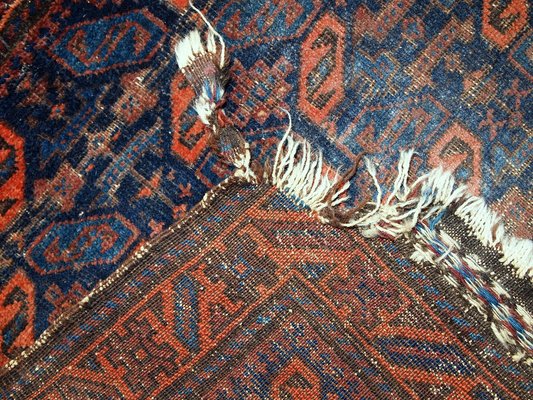 Antique Collectible Afghan Baluch Bagface Rug, 1880s for Antique Collectible Afghan Baluch Bagface Rug, 1880s for