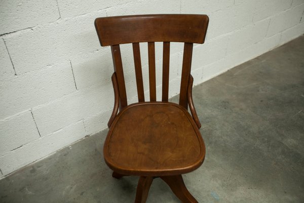 Rotating Screw Typist Office Chair from Baumann, 1930 for sale at