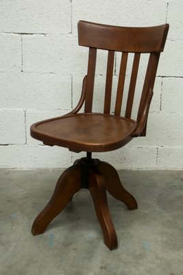 Rotating Screw Typist Office Chair from Baumann, 1930 for sale at