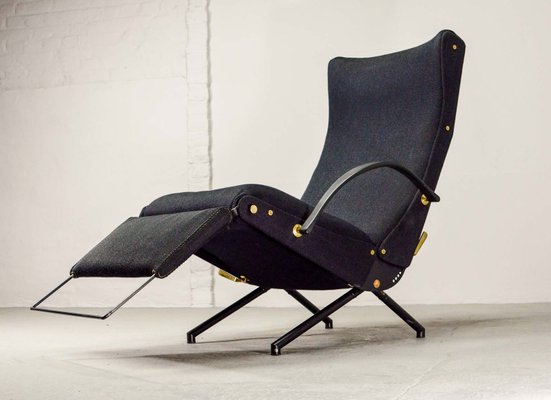 First Edition P40 Adjustable Lounge Chair by Osvaldo Borsani for Tecno 1955