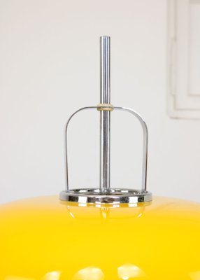 Space Age Yellow Medusa Floor Lamp by Luigi Massoni for Guzzini
