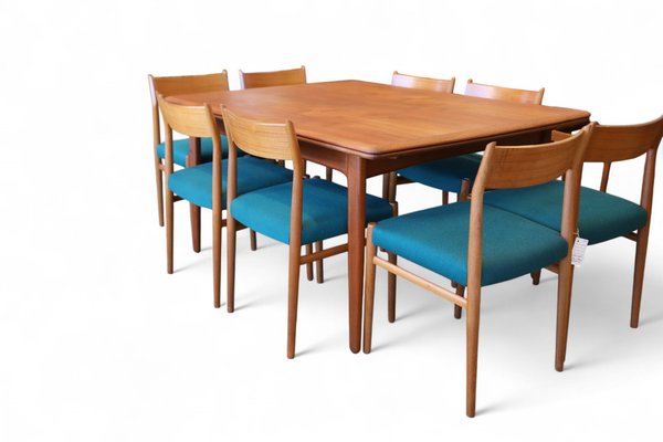 Wide Teak Dining Table by Svend Åge Madsen, 1960s for sale at Pamono