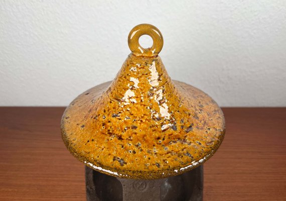Mid-Century Modern Danish Studio Pottery Candleholder Lantern from