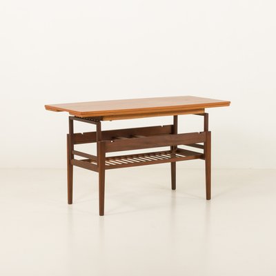 Vintage Elevator Teak Table by Kai Kristiansen, 1960s for sale at