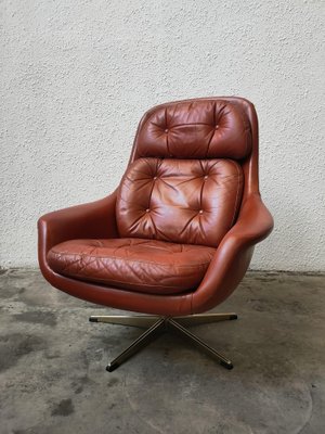 Mid-Century Swivel Chair from Bramin for sale at Pamono