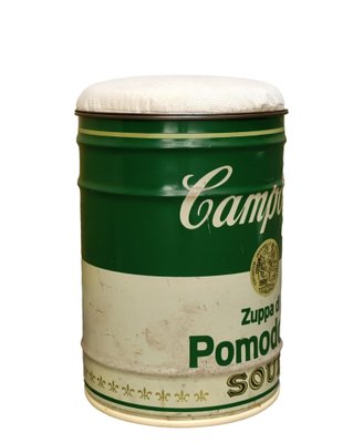 Campbell's Soup 陶器製 キャニスター Andy Warhol Campbell's Soup Can Stool by Dino Gavina for Studio