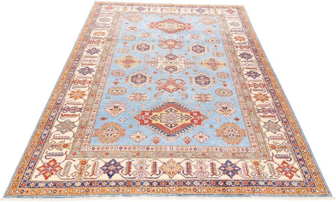 A Large Vibrantly Colored Samarkand Carpet A Large Vibrantly Colored Samarkand Carpet