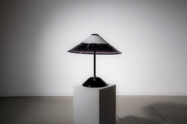 Murano Glass Table Lamp by Alfredo Barbini, 1980s for sale at Pamono