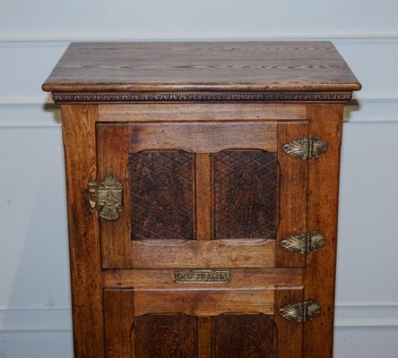 Large North American Alaska Muskegon Oak Larder Ice Box, 1900s for