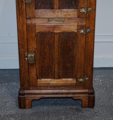 Large North American Alaska Muskegon Oak Larder Ice Box, 1900s for
