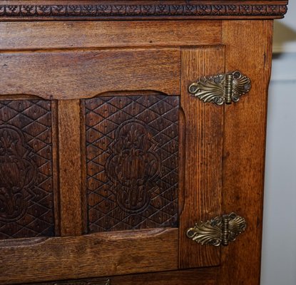 Large North American Alaska Muskegon Oak Larder Ice Box, 1900s for