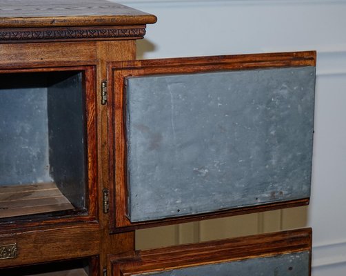 Large North American Alaska Muskegon Oak Larder Ice Box, 1900s for