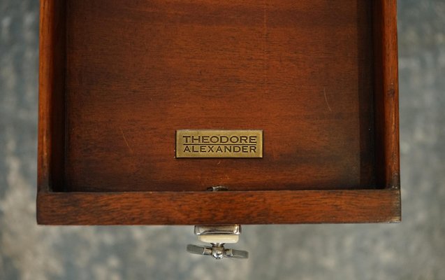 Art Deco Office Double Sided Drawers Desk from Theodore Alexander
