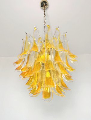 Lampadario a otto bracci in vetro di Murano, Vetri Murano