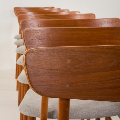 Vintage Danish Teak Chairs from Farstrup Møbler, 1960s, Set of 8