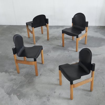 Flex 2000 Chairs and Table by Gerd Lange for Thonet, 1973, Set of