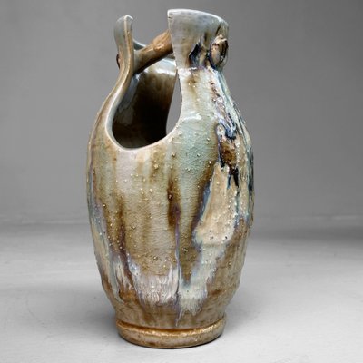 Mid-Century Shigaraki Vase with Teoke Handle, 1960s for sale at Pamono