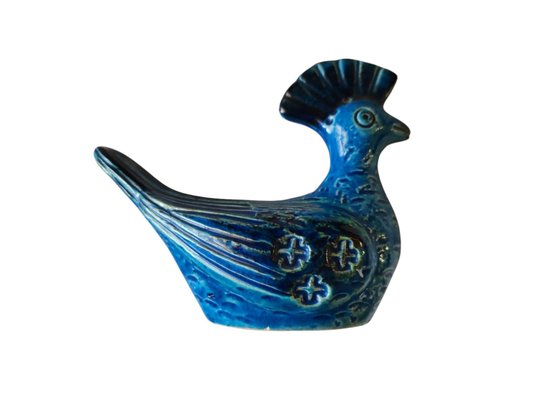 Ceramic Pavoncella Sculpture by Aldo Londi for Bitossi, 1950s for