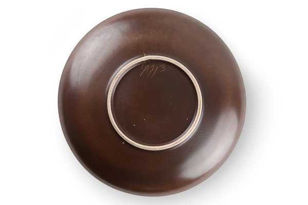 Mushrooms Fat Lava Wall Plate by Ruscha Keramik, West Germany