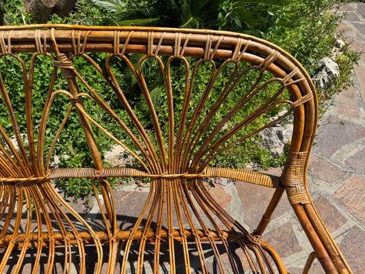 Moderne Midcentury Sofagarnitur aus Bambus Rattan, 1960er, 6 bei Pamono  kaufen