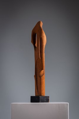 Abstract Art Deco Figure, 1920s, Wood for sale at Pamono