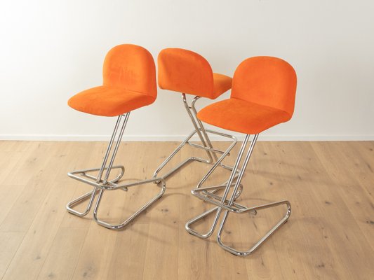 スツール Rare Vintage Space Age Design Bar Chair Space Age Bar Stools, 1970s, Set of 3 for sale at Pamono