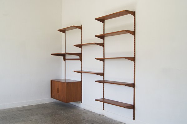 Mid-Century Modern Wall Unit by Kai Kristiansen for FM Mobler